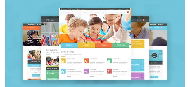 thiết kế website giáo dục